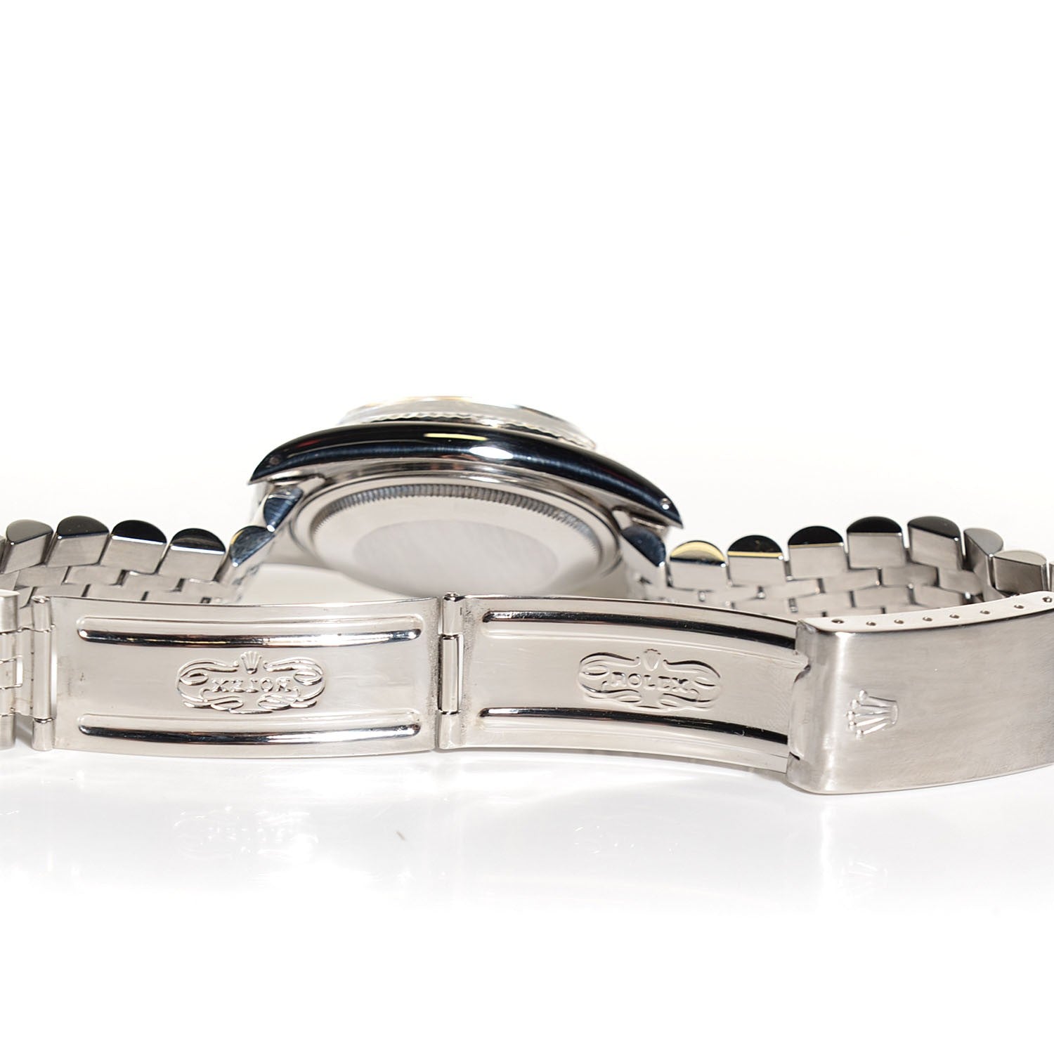 Rolex Stainless Steel 18K White Gold 36mm Oyster Perpetual Datejust Watch Silver 16014 6 of 8