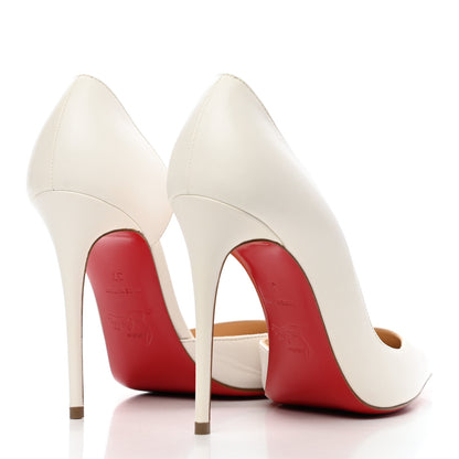 Christian Louboutin Kid Iriza 100 Pumps 37 White 4 of 7