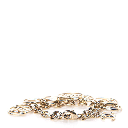 Chanel Hoop Cuba Logo Bracelet Gold 3 of 5