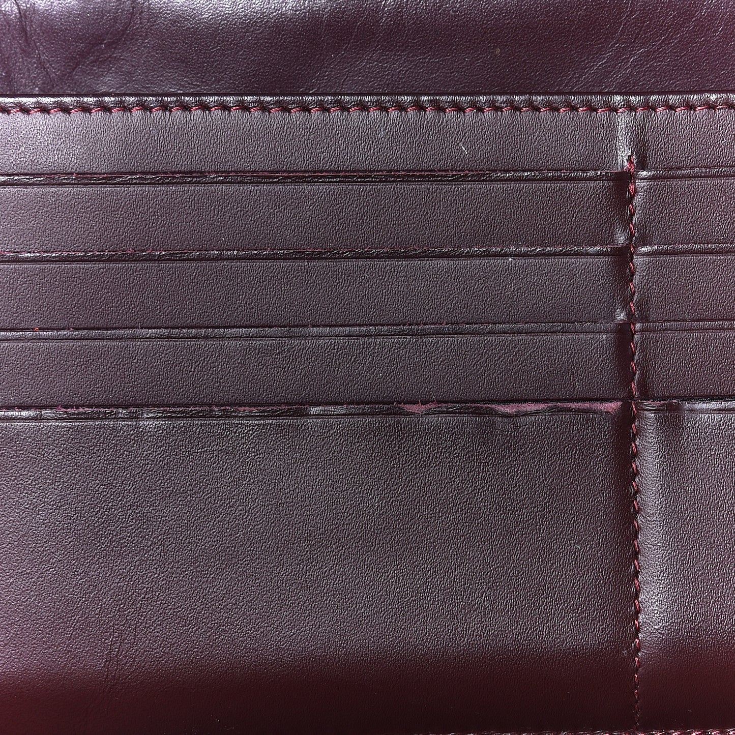 Caviar Quilted Large Zip Around Organizer Wallet Black