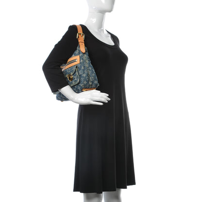 Louis Vuitton Monogram Denim Baggy PM Blue 2 of 13