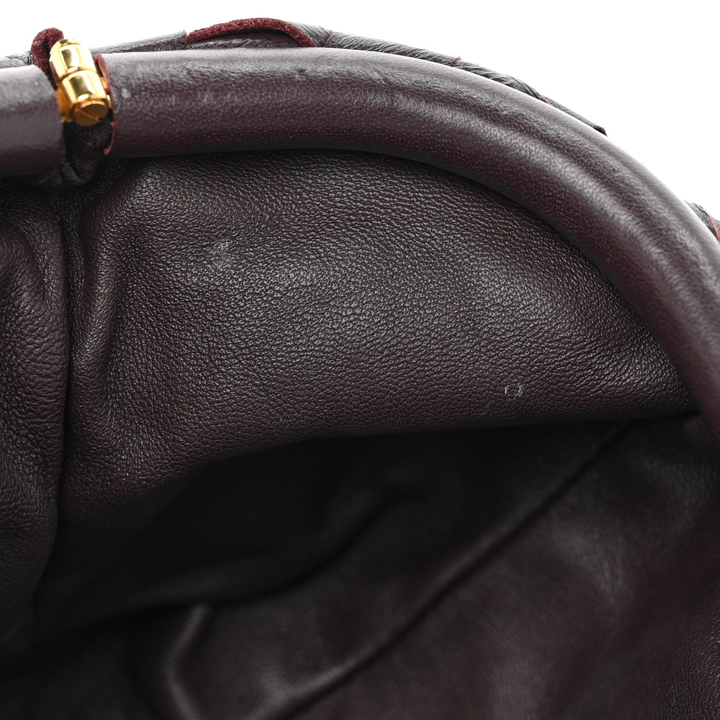Nappa Intrecciato The Mini Pouch Grape