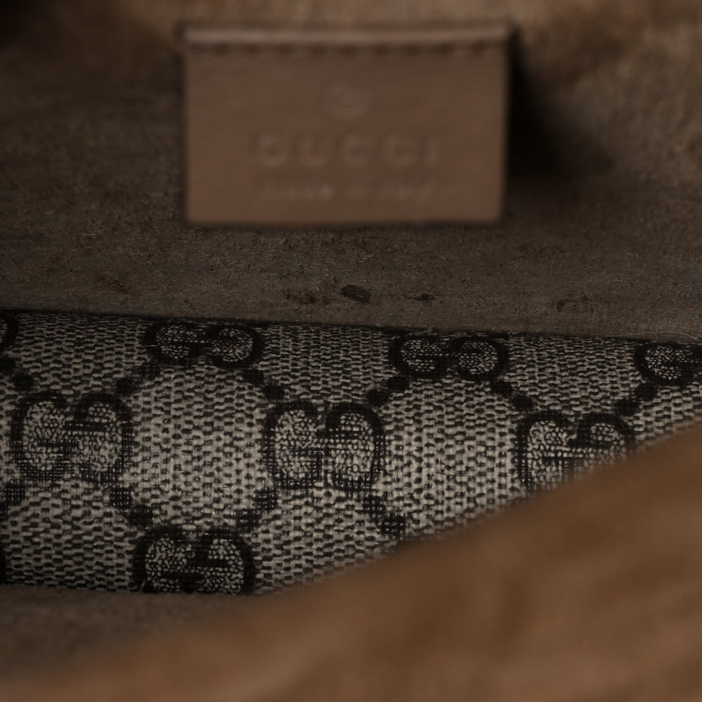 GG Supreme Monogram Mini Dionysus Shoulder Bag Taupe