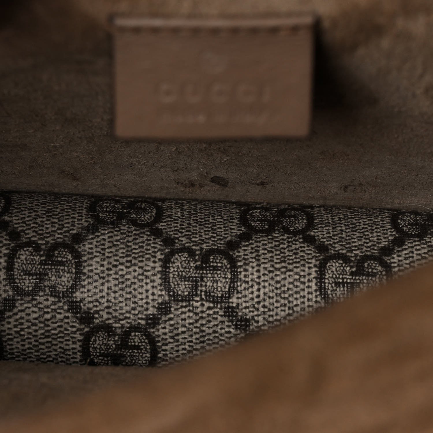 Gucci GG Supreme Monogram Mini Dionysus Shoulder Bag Taupe 12 of 14