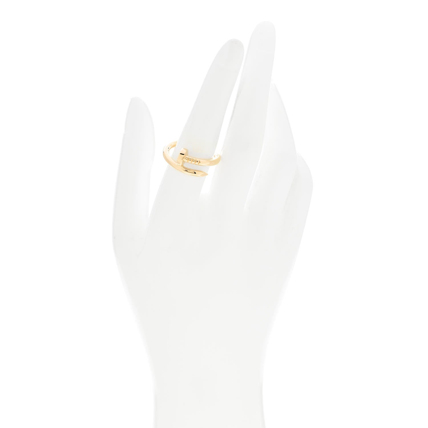 Cartier 18K Yellow Gold Juste Un Clou Ring 56 7.5 2 of 5