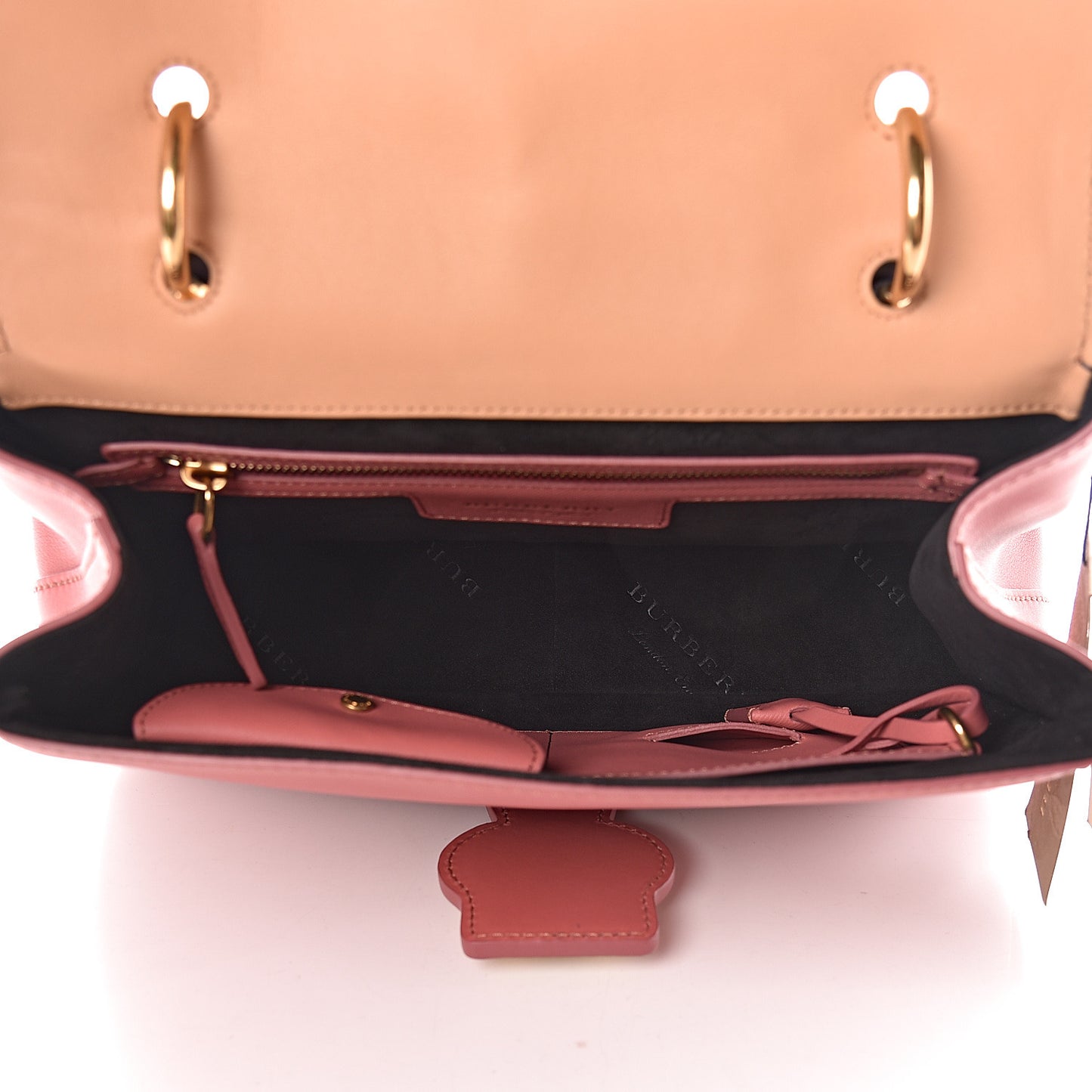 Trench Calfskin Medium DK88 Top Handle Bag Blossom Pink Pale Clementine