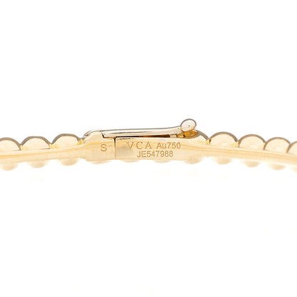 Van Cleef & Arpels 18K Yellow Gold Perlee Pearls of Gold Bracelet S 3 of 3
