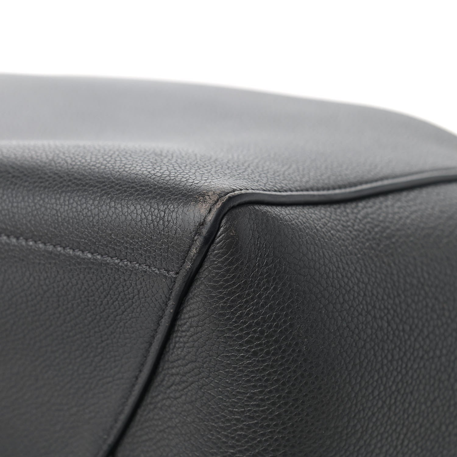 Celine Soft Grained Calfskin Sangle Bucket Bag Anthracite 5 of 12