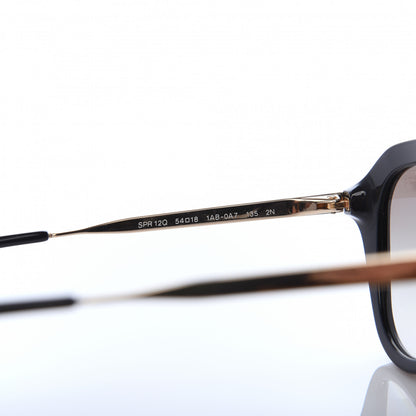Prada Acetate Metal Cinema Sunglasses SPR 12Q Black 5 of 8