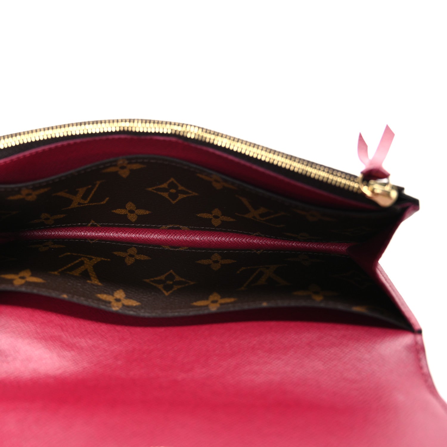 Louis Vuitton Monogram Emilie Wallet Fuchsia 5 of 6