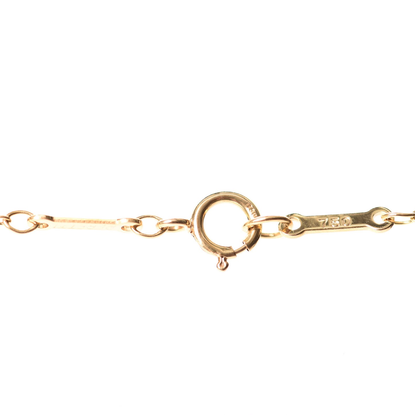 18K Yellow Gold Diamond .12ct Elsa Peretti Diamonds by the Yard Pendant Necklace