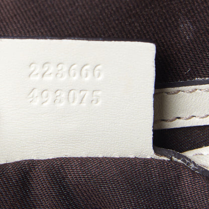 Gucci GG Plus Monogram Small Flap Messenger Bag Beige Off White 9 of 9