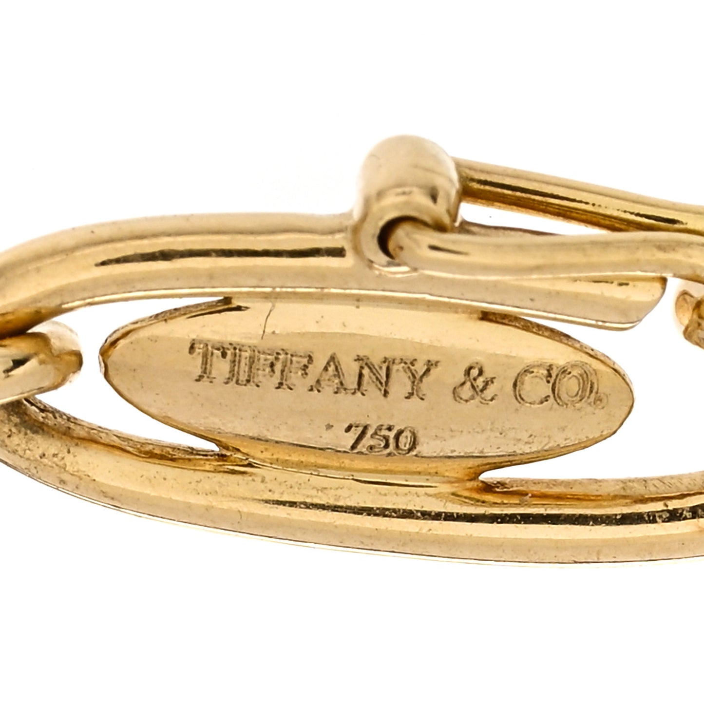18K Yellow Gold Elsa Peretti Five Stone Charm Bracelet