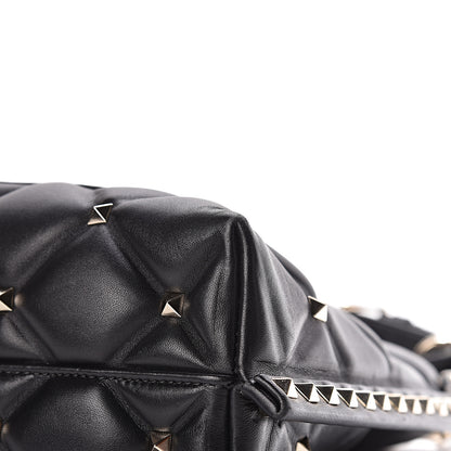 Valentino Garavani Nappa Candystud Shoulder Bag Black 21 of 24