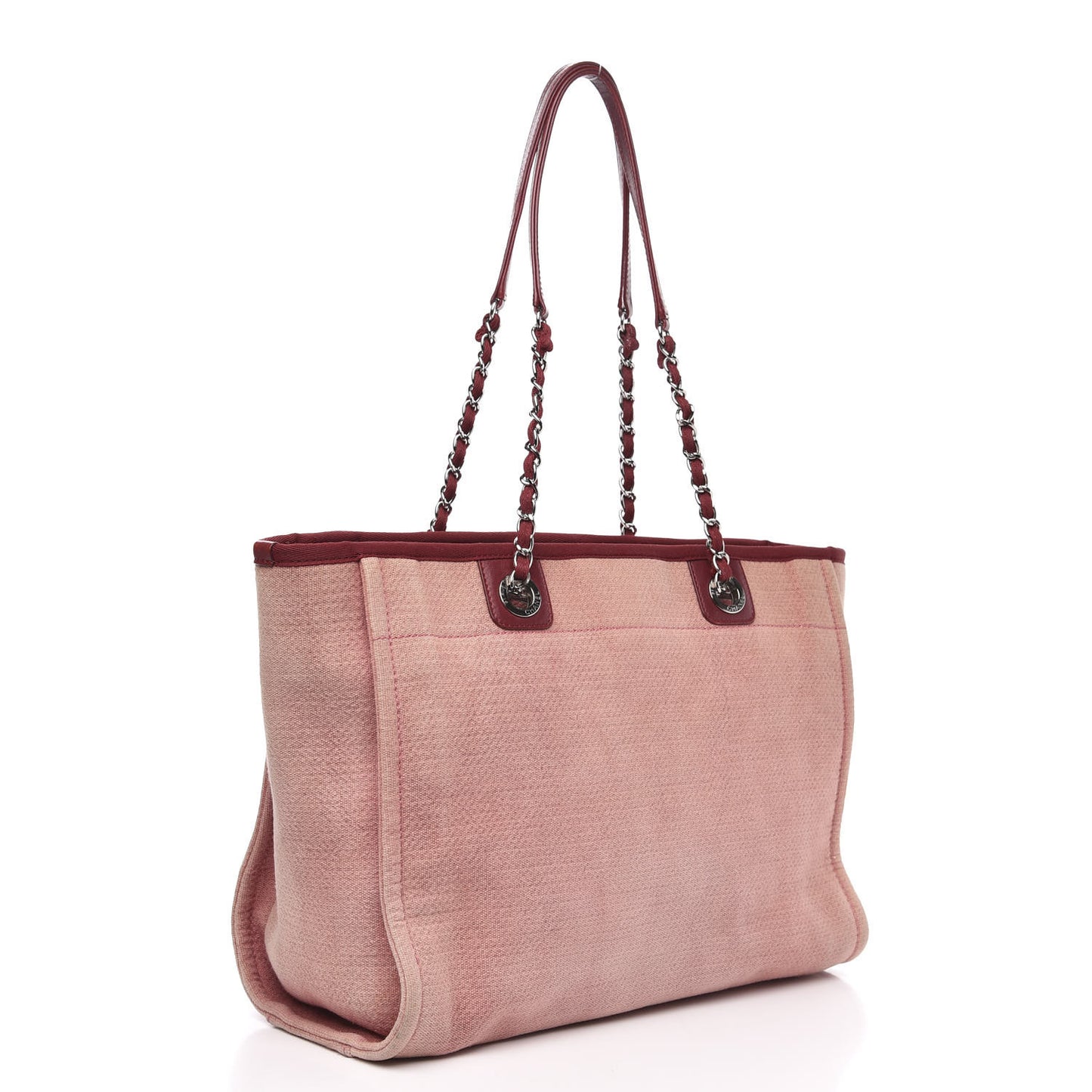 Canvas Small Deauville Tote Red