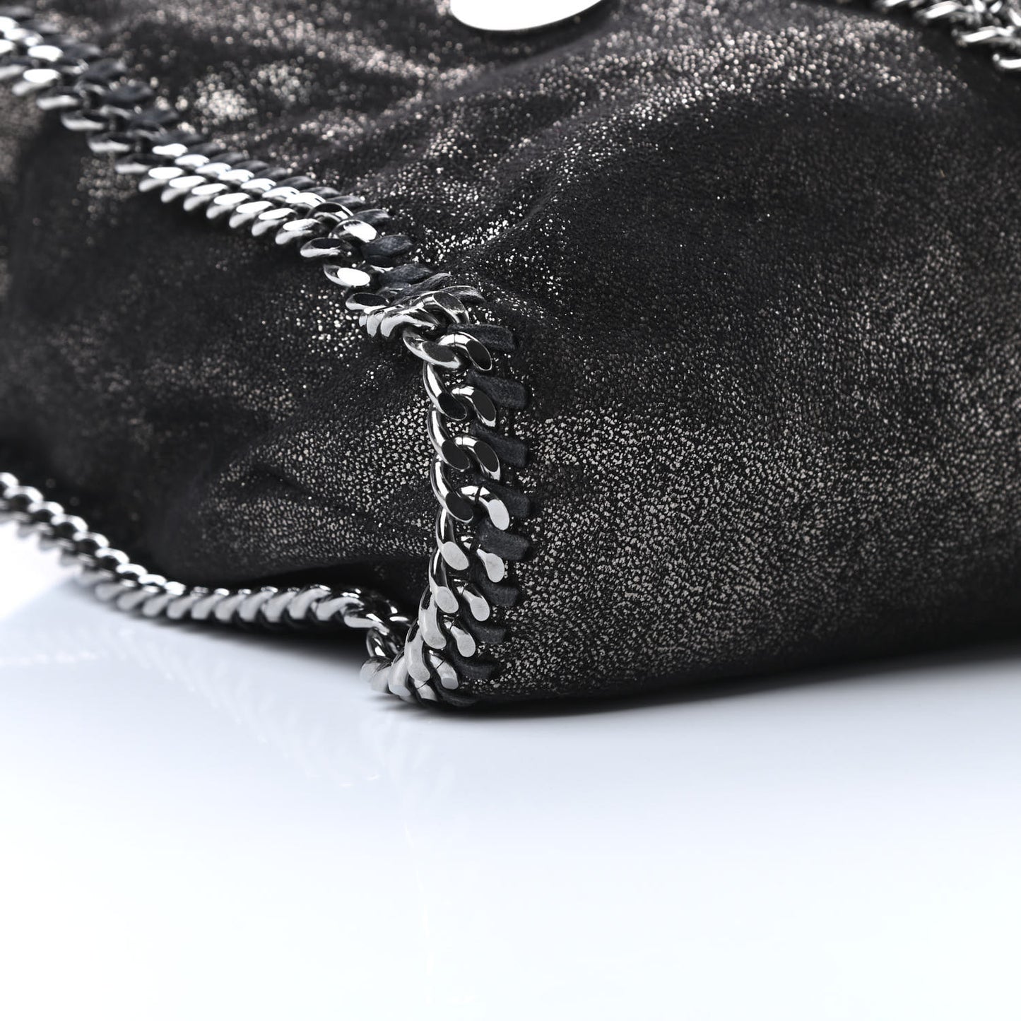 Shaggy Deer Big Falabella Tote Ruthenium