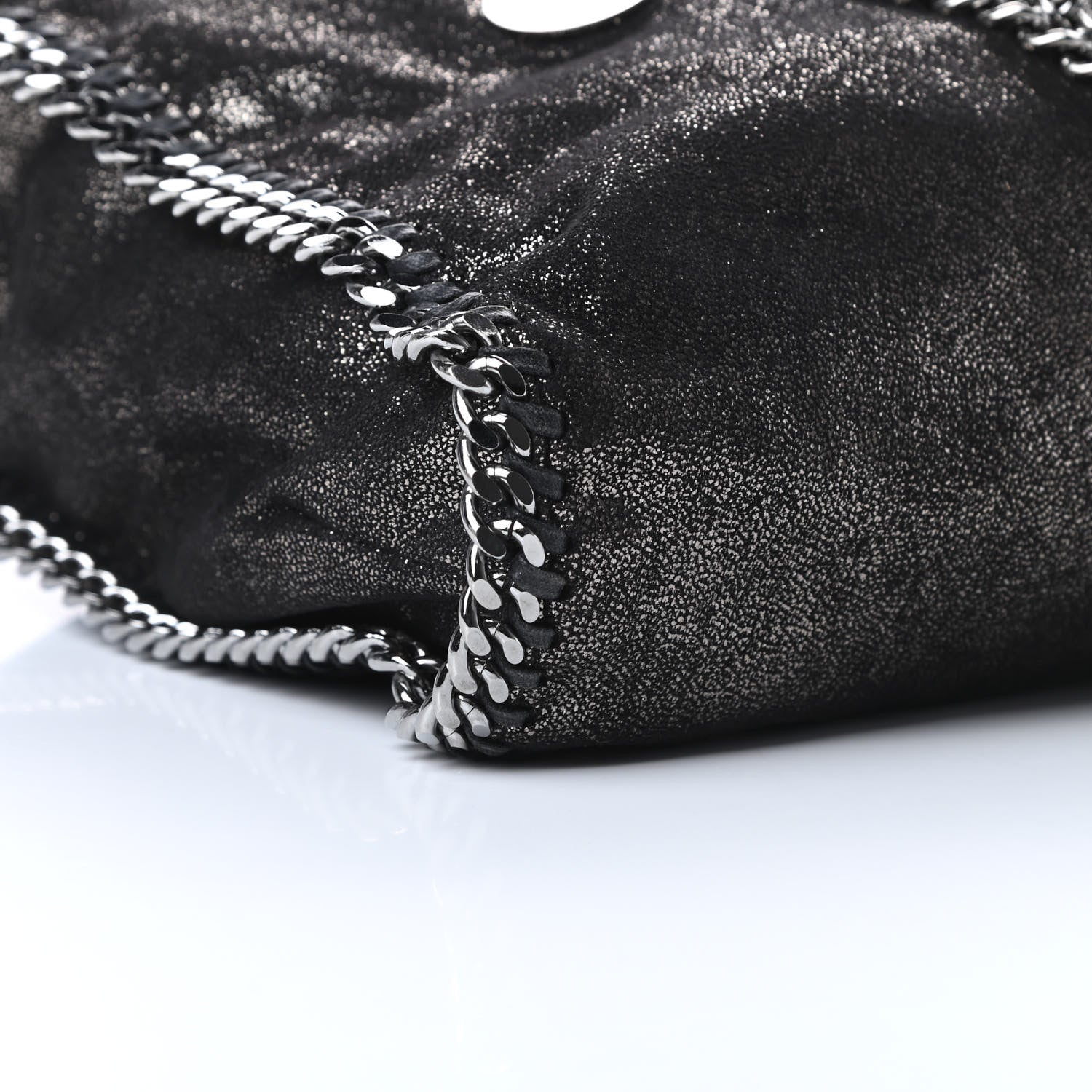 Stella McCartney Shaggy Deer Big Falabella Tote Ruthenium 9 of 12