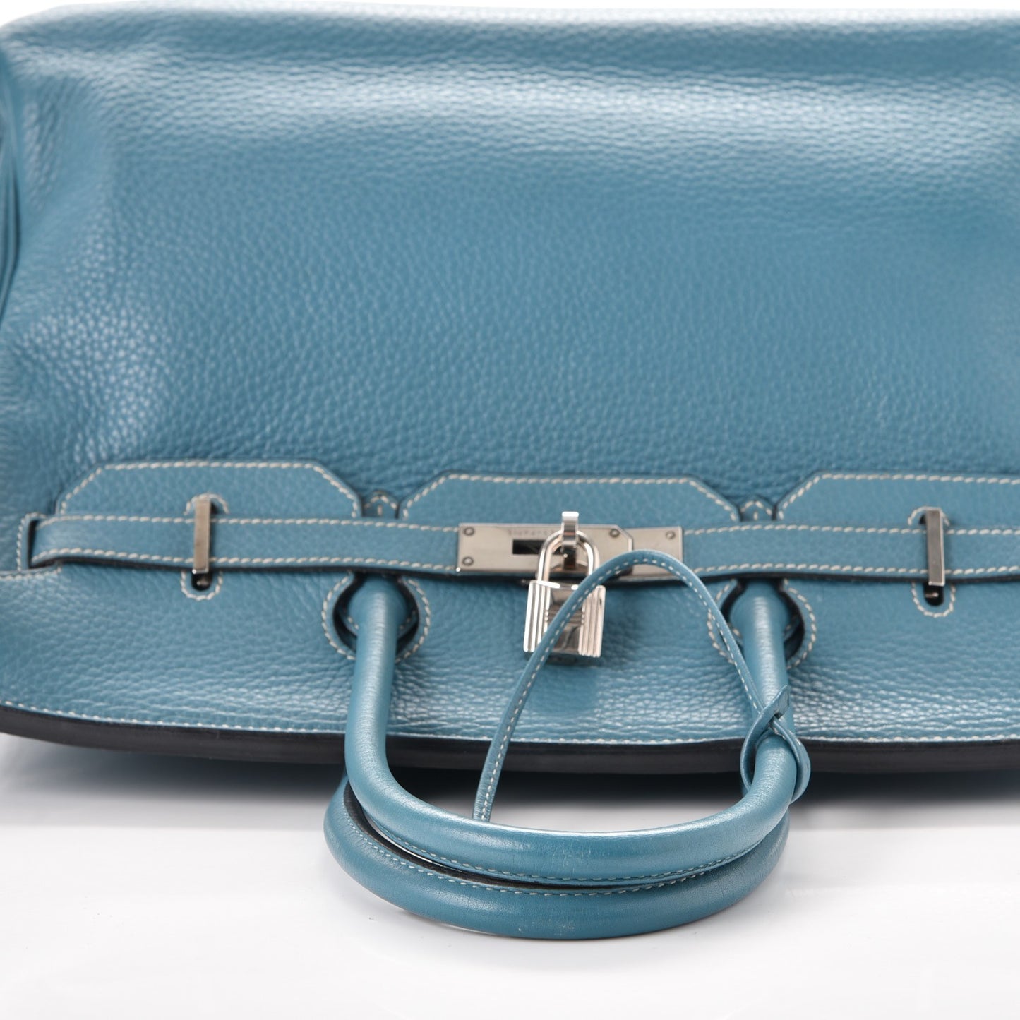 Taurillon Clemence Birkin 35 Blue Jean