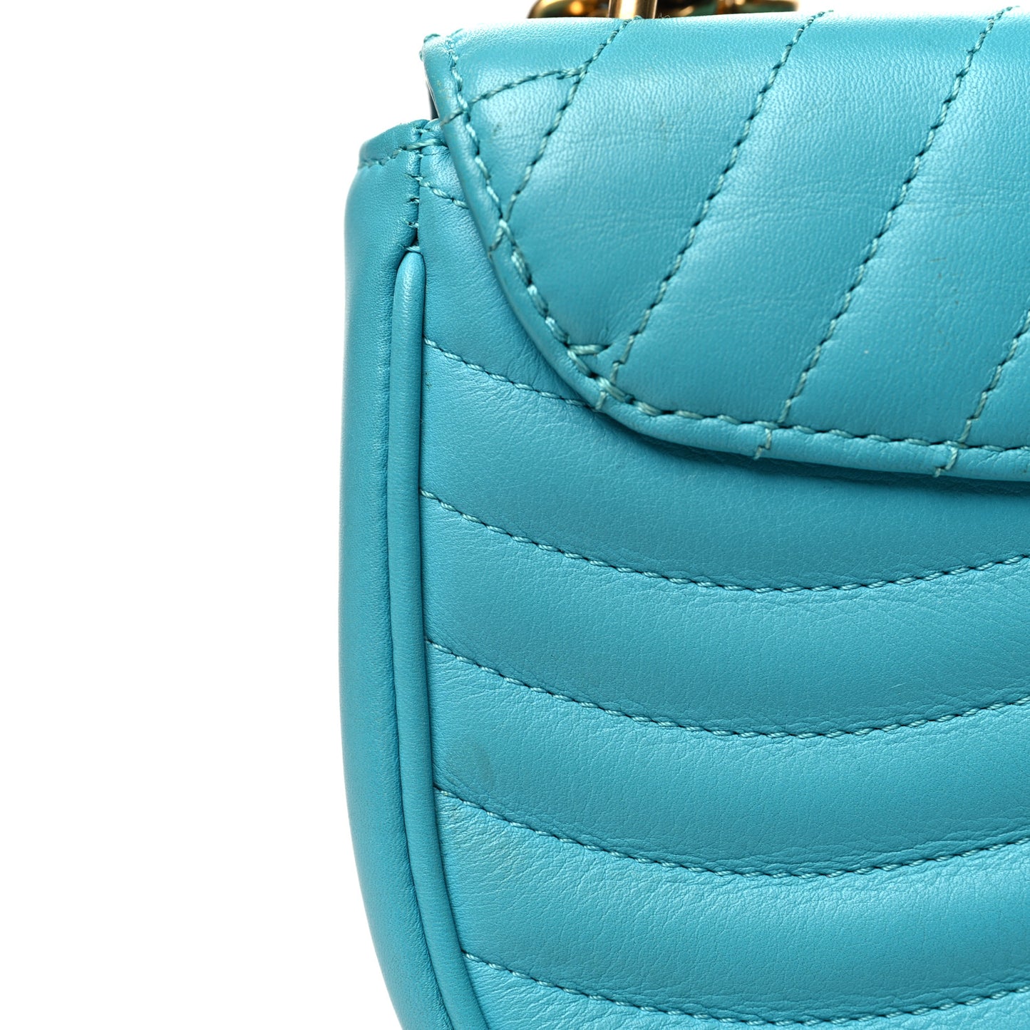 Calfskin New Wave Chain PM Malibu Green