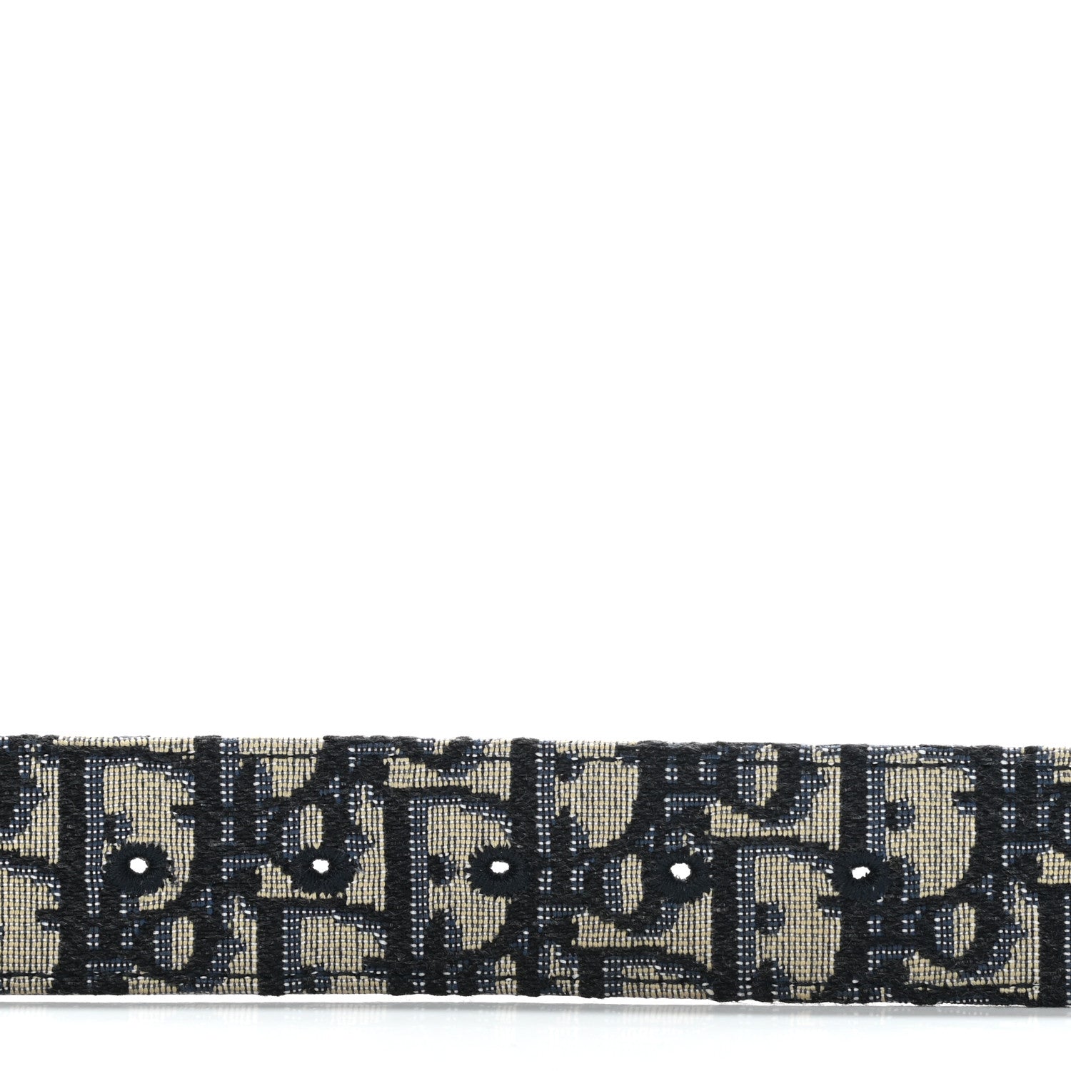 Christian Dior Oblique 30 Montaigne 35mm Belt 125 Blue 5 of 5