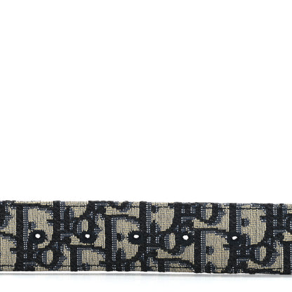 Christian Dior Oblique 30 Montaigne 35mm Belt 125 Blue 5 of 5