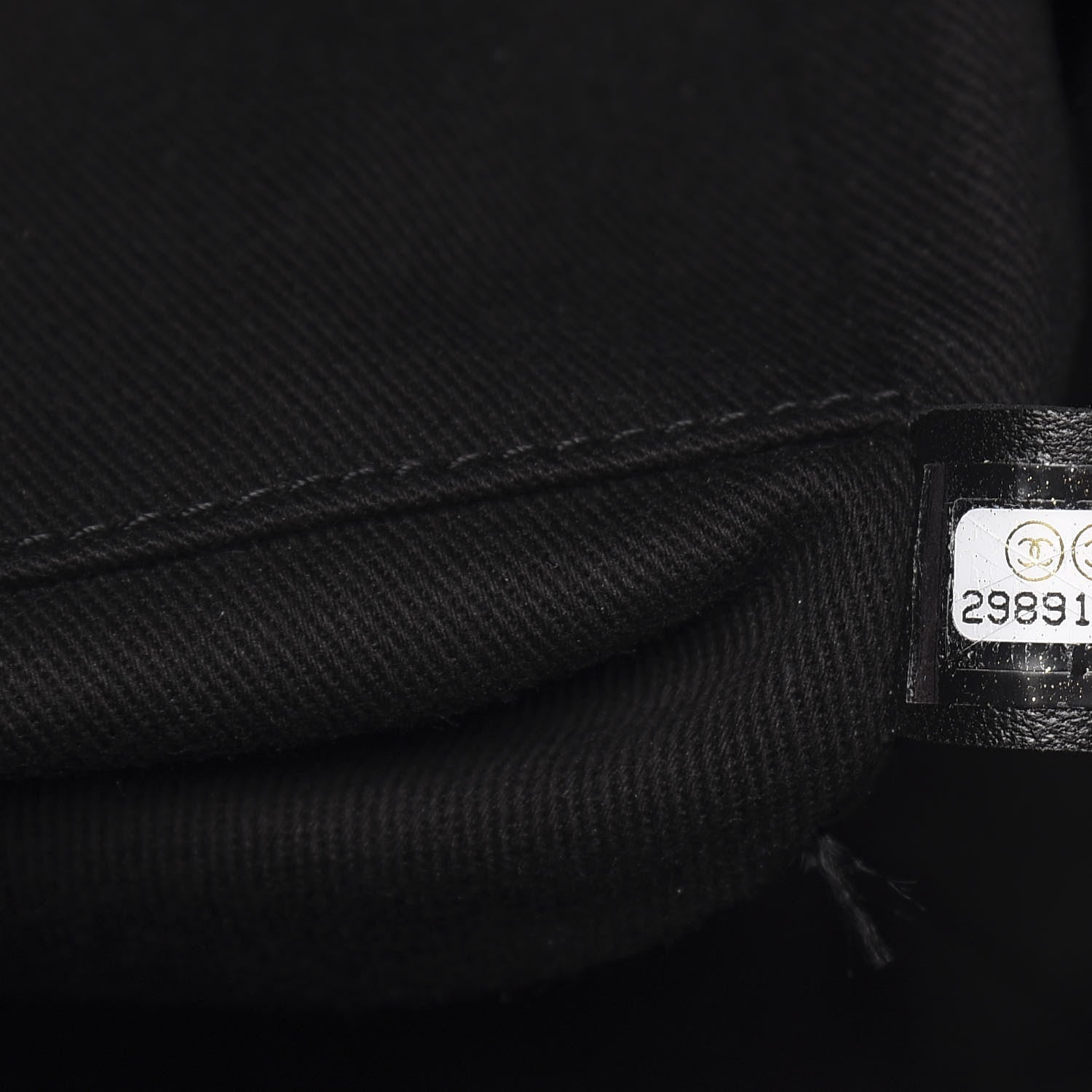 Chanel Canvas Pearl Medium Deauville Tote Black 7 of 10