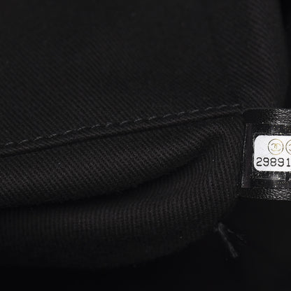 Chanel Canvas Pearl Medium Deauville Tote Black 7 of 10