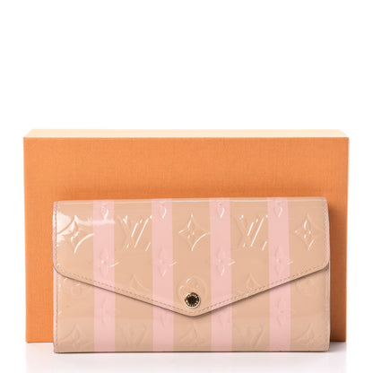 Louis Vuitton Vernis Rayures Sarah Wallet NM Dune 12 of 12