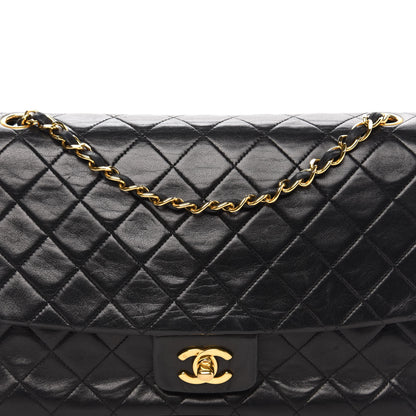 Chanel Lambskin Quilted Medium Single Flap Black 15 of 15