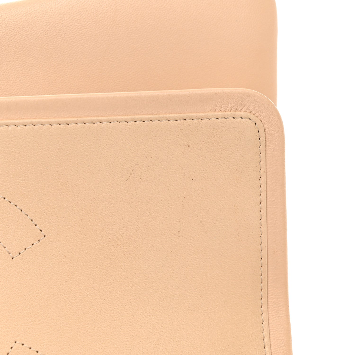 Chanel Lambskin Quilted Jumbo Double Flap Beige 15 of 21