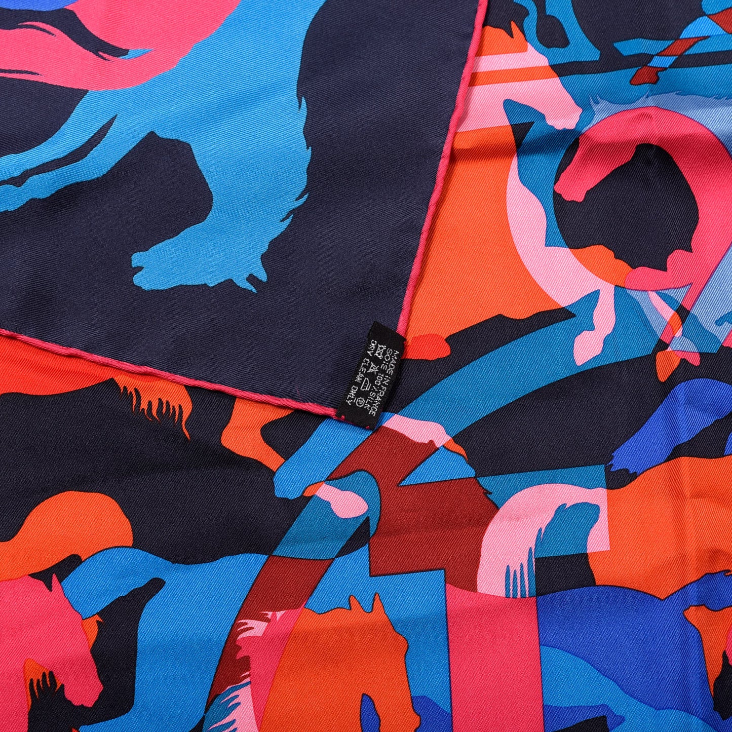 Silk Ex Libris En Camouflage Scarf 90