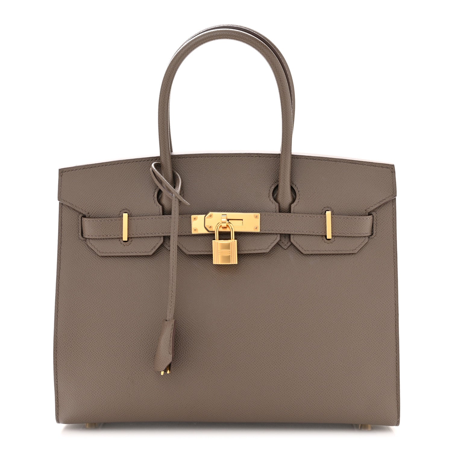 Hermes Epsom Birkin Sellier 30 Etain 1 of 12