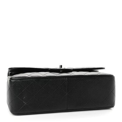 Chanel Caviar Quilted Jumbo Double Flap Black 4 of 13