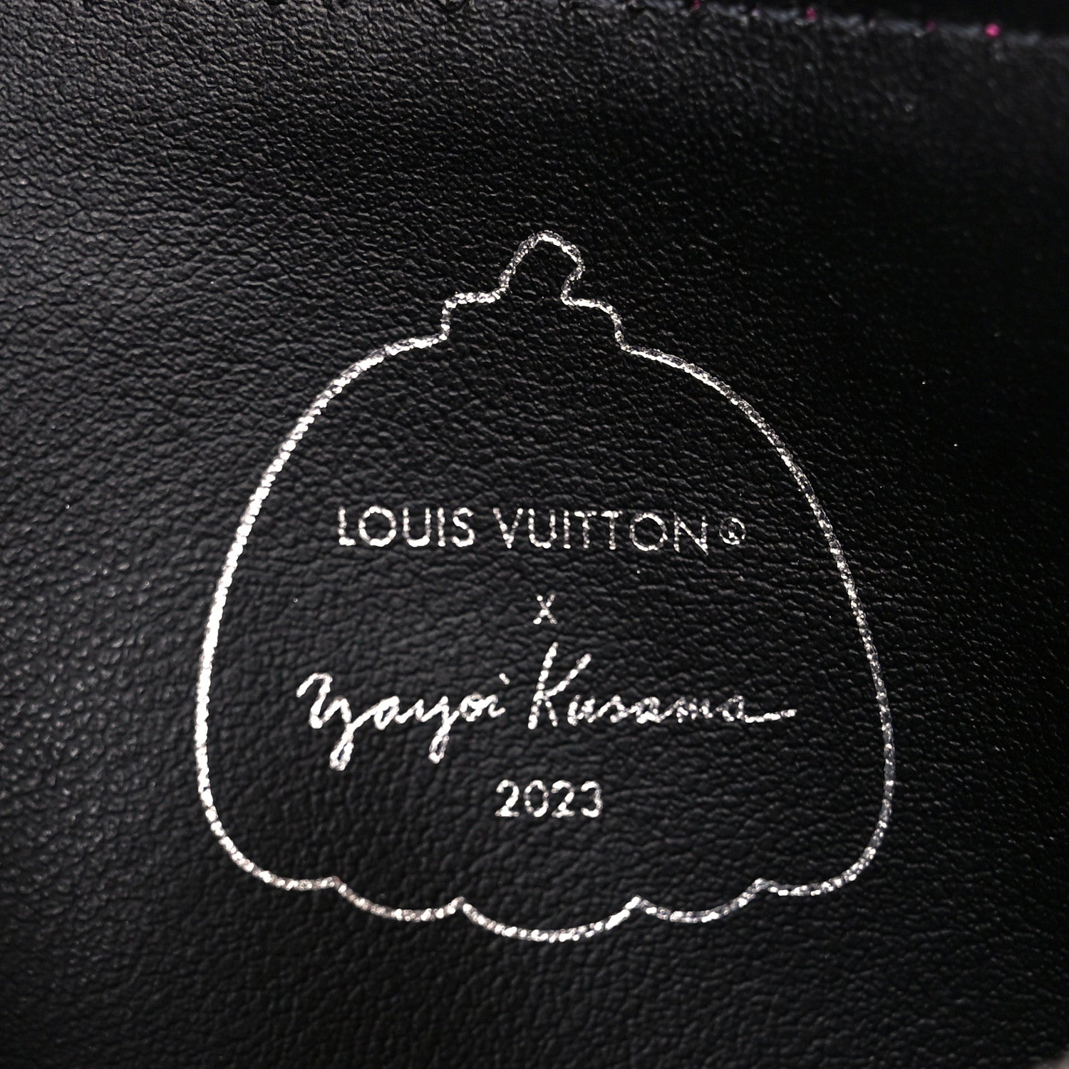 Louis Vuitton LV X YK Empreinte Monogram Pochette Felicie Black Fuchsia 11 of 15