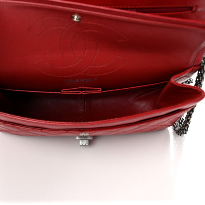 Chanel Aged Calfskin Quilted 2.55 Reissue 226 Flap Red 5 of 13