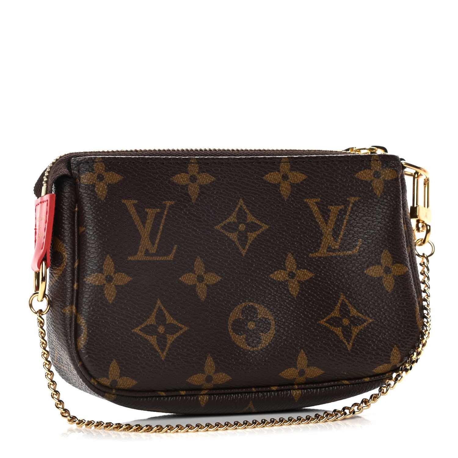 Louis Vuitton Monogram 2020 Christmas Animation Bumper Cars Mini Pochette Accessories Coquelicot 3 of 11