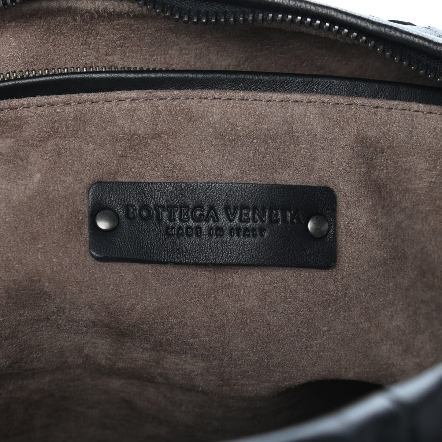 Nappa Intrecciato Large Veneta Hobo Black