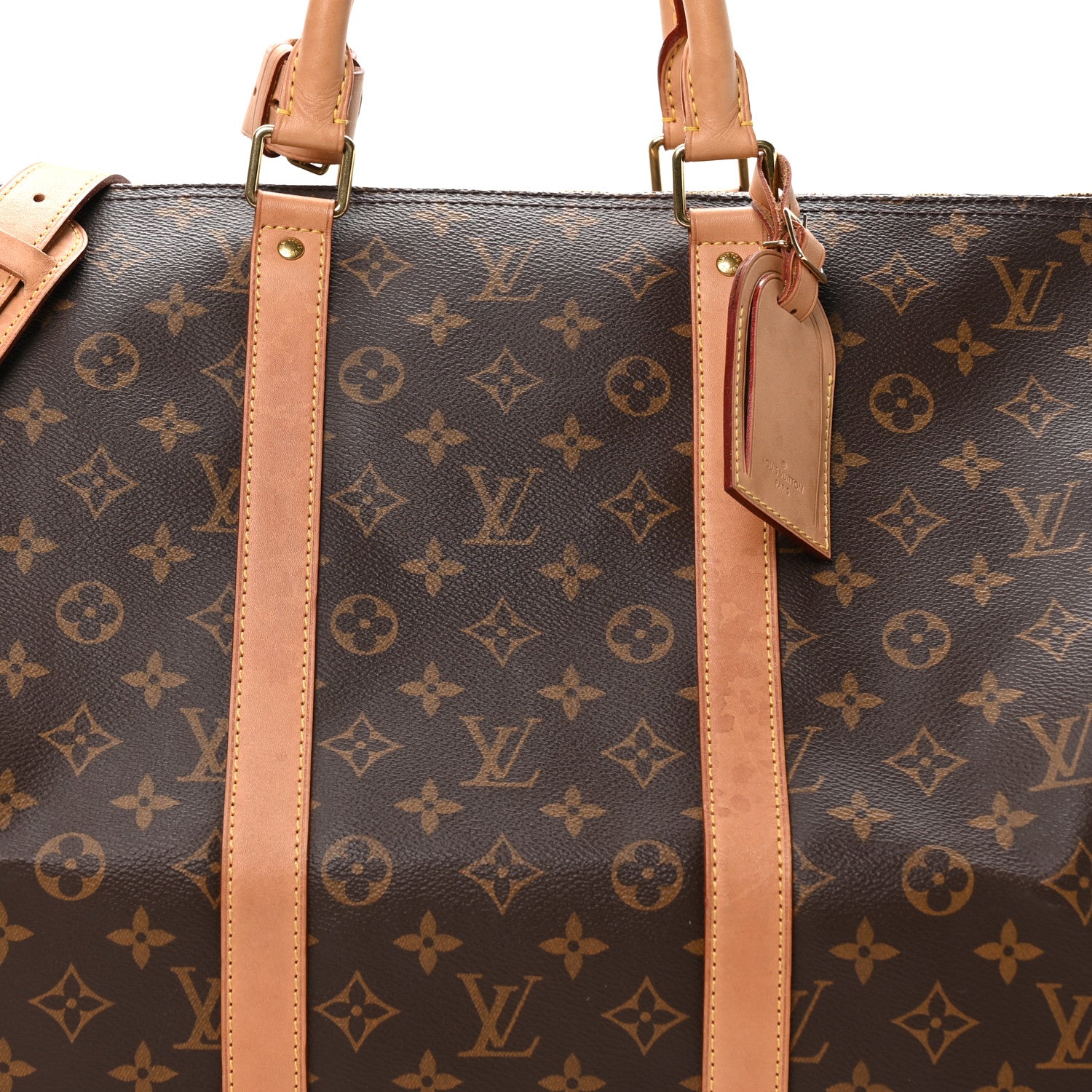 Louis Vuitton Monogram Keepall Bandouliere 55 7 of 10