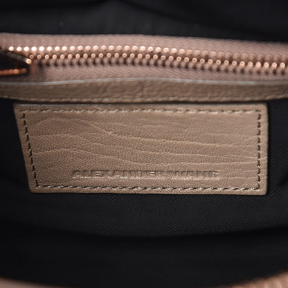 Alexander Wang Pebbled Lambskin Mini Rockie Latte Rose Gold Hardware 6 of 9