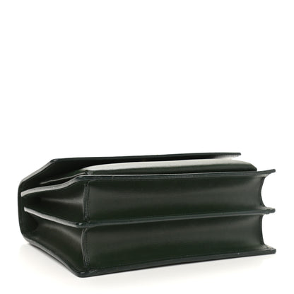 Saint Laurent Calfskin Medium Monogram Sunset Dark Green 4 of 13