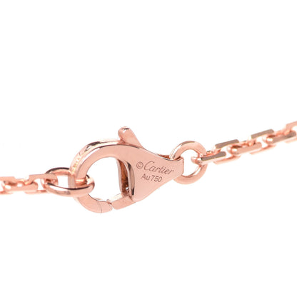 Cartier 18K Pink Gold Diamond Interlocking LOVE Necklace 4 of 6