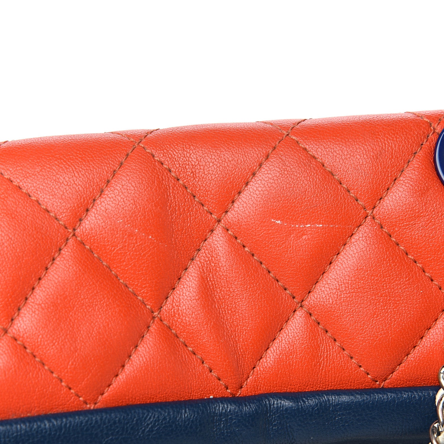 Chanel Lambskin Quilted Small Cuba Urban Spirit Backpack Orange 7 of 14