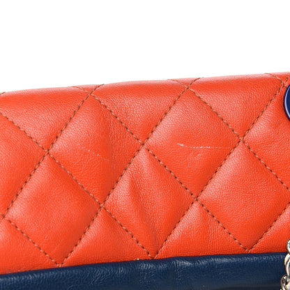 Chanel Lambskin Quilted Small Cuba Urban Spirit Backpack Orange 7 of 14