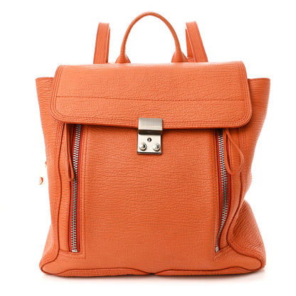 3.1 Phillip Lim Textured Calfskin Pashli Backpack Orange 1 of 13
