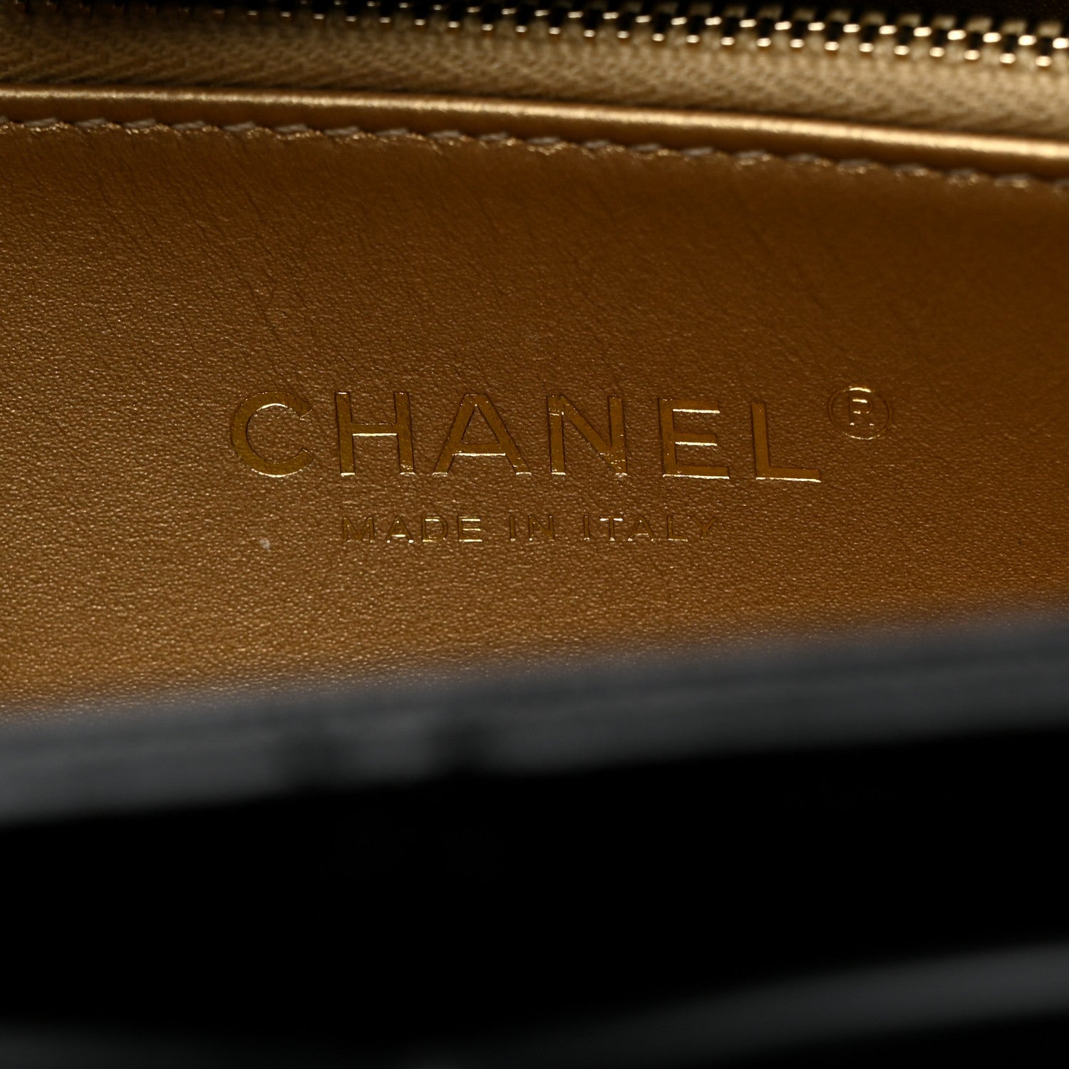 Chanel Lambskin Quilted Coco Midnight Clutch Black 6 of 7
