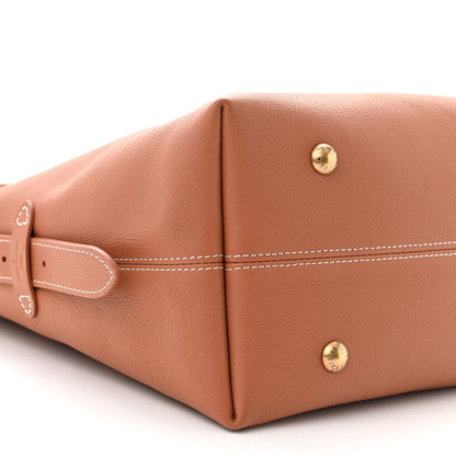 Louis Vuitton Grained Calfskin Low Key Hobo MM Cognac 8 of 9