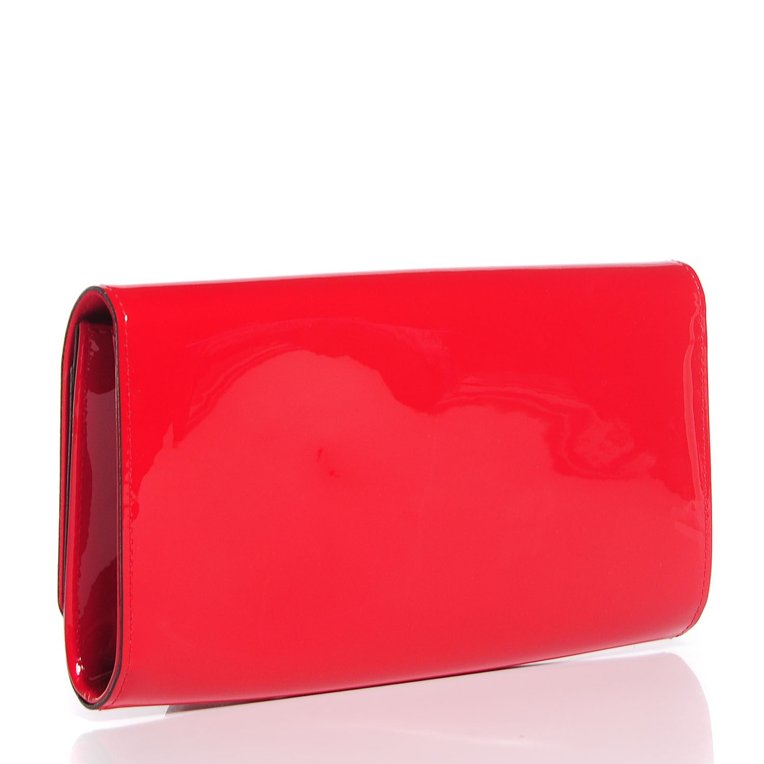 Louis Vuitton Patent Louise Clutch Rouge 3 of 7