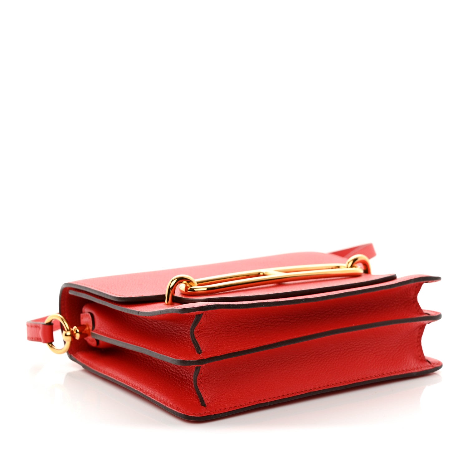 Hermes Evercolor Mini Sac Roulis Rouge Tomate 4 of 10