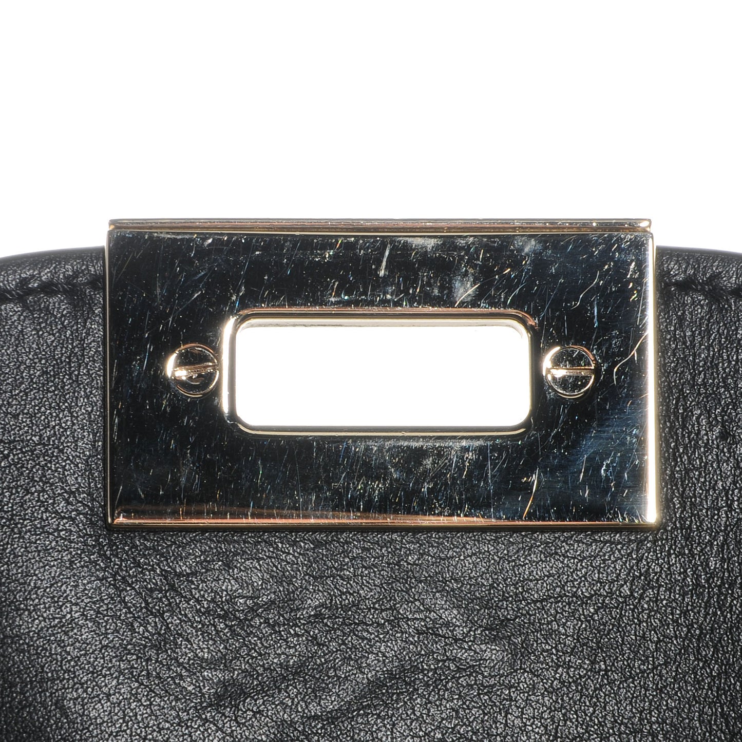 Vitello Medium Rockstud Tote Black