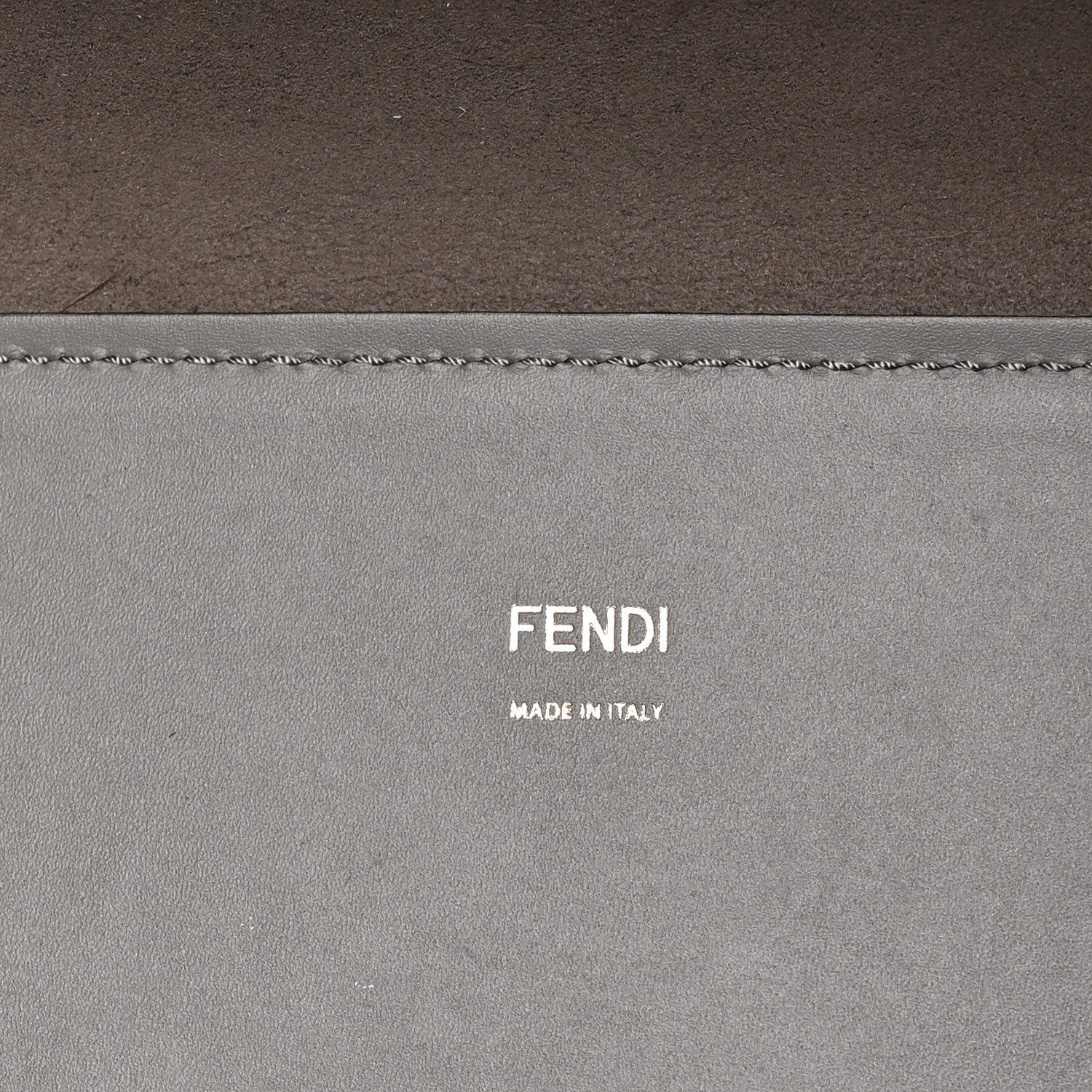Fendi Vitello King Plexiglass Logo Embossed Medium Fendi Sunshine Shopper Tote Moon 6 of 9